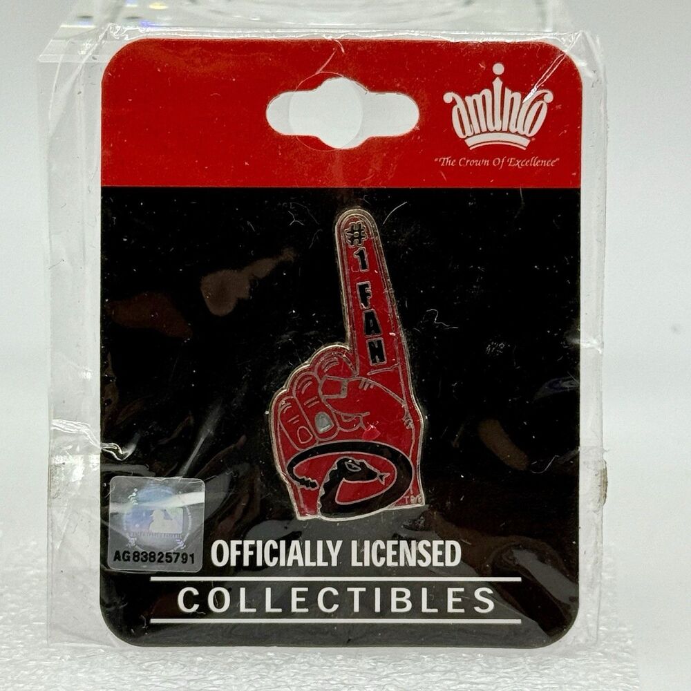 MLB Arizona Diamondbacks #1‎ Fan Pin Licensed